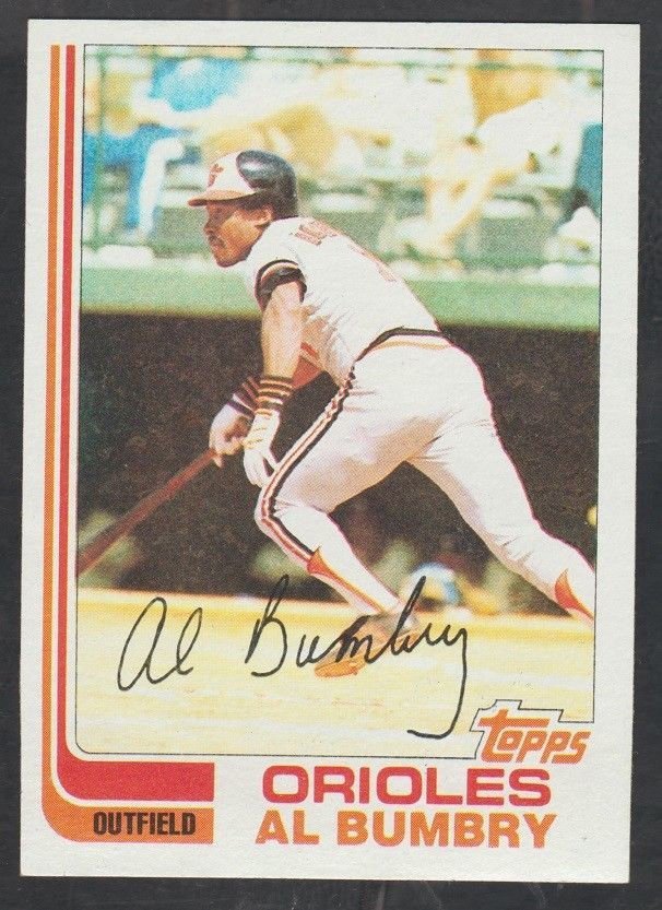 Baltimore Orioles Al Bumbry 1982 Topps Baseball Card 265 nr mt