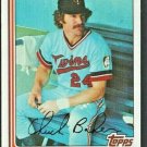 Minnesota Twins Chuck Baker 1982 Topps Baseball Card 253 nr mt