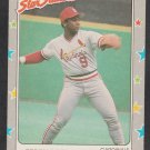 St Louis Cardinals Terry Pendleton 1988 Fleer Star Sticker Baseball Card 119 nr mt