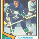 VANCOUVER CANUCKS ANDRE BOUDRIAS 1974 TOPPS # 191 VG