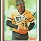 Pittsburgh Pirates Luis Tiant 1982 Topps Baseball Card 160 nr mt