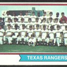 TEXAS RANGERS TEAM CARD 1974 TOPPS # 184 EX