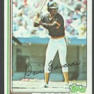San Diego Padres Dave Edwards 1982 Topps Baseball Card 151 nm