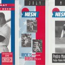 7 Boston Red Sox Schedule Brochures Roger Clemens Pedro Martinez Jose Canseco Garciaparra Mo Vaughn