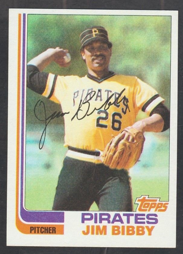 Pittsburgh Pirates Jim Bibby 1982 Topps Baseball Card 170 nr mt