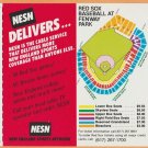 Boston Red Sox 1985 Pocket Schedule Mike Easler Catch Fenway Fever NESN Variation