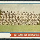 ATLANTA BRAVES TEAM CARD 1974 TOPPS # 483 F/G