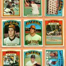 1972 Topps San Diego Padres Team Lot 19 diff Cito Gaston Fred Norman Clay Kirby !
