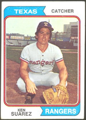TEXAS RANGERS KEN SUAREZ 1974 TOPPS # 39 VG/EX