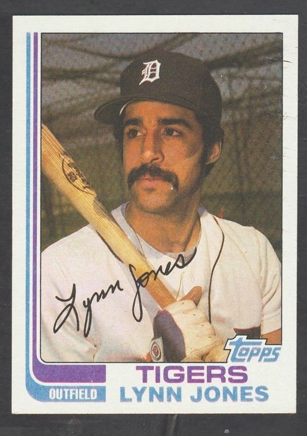 Detroit Tigers Lynn Jones 1982 Topps Baseball Card 64 nr mt