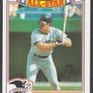 Boston Red Sox Wade Boggs 1989 Topps Glossy All Star Insert Baseball Card 4 nr mt