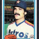 Houston Astros Frank LaCorte 1981 Topps Baseball Card 513 nr mt