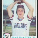 Cleveland Indians Mike Paxton 1979 Topps Baseball Card 122 nr mt