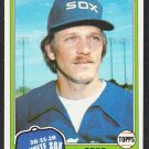 Chicago White Sox Greg Pryor 1981 Topps Baseball Card 608 ex mt