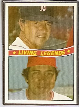 LIVING LEGENDS BOSTON RED SOX CARL YASTRZEMSKI YAZ CINCINNATI REDS JOHNNY BENCH 1984 DONRUSS # B