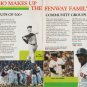Boston Red Sox 1987 Ticket Information Brochure Roger Clemens Bill Buckner Logo Envelope