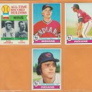 1979 Topps Cleveland Indians Team Lot Buddy Bell Andre Thornton Cy Young Rick Manning