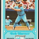 Atlanta Braves Bob Horner 1981 Drakes Big Hitters Baseball Card 17 nr mt