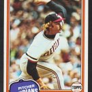 Cleveland Indians Rick Waits 1981 Topps Baseball Card 697 nr mt