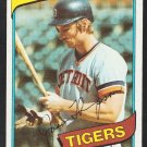 Detroit Tigers Jason Thompson 1980 Topps Baseball Card 150