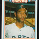 Boston Red Sox Ellis Burks 1987 Topps The Rookies Baseball Card 2