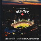 2015 Boston Red Sox Season Ticket Renewal Folio