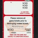 2005 Boston Red Sox Voided Full Ticket With World Series Trophy