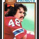 New England Patriots Tim Fox 1979 Topps Football Card #516 ex/em  !