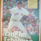 1995 Boston Red Sox Vaughn Eshelman Boston Globe Fenway Favorites Poster