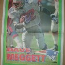 New England Patriots Dave Meggett 1995 Boston Herald Poster