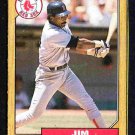 Boston Red Sox Jim Rice 1987 Topps Mini Box Bottom Card #F  !