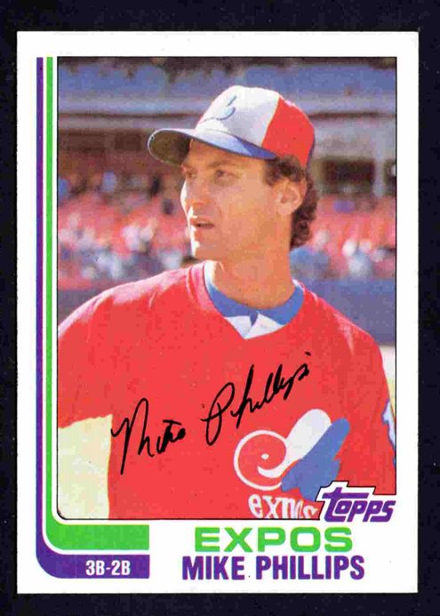 Montreal Expos Mike Phillips 1982 Topps #762 nr mt !