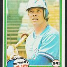 Toronto Blue Jays Barry Bonnell 1981 Topps Baseball Card 558 nr mt