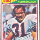 MIAMI DOLPHINS NORM BULAICH 1977 TOPPS # 134 VG