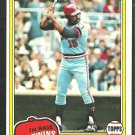 Minnesota Twins Ron Jackson 1981 Topps Baseball Card 631 nr mt