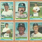 1976 Topps New York Yankees Team Lot 20 diff Willie Randolph RC