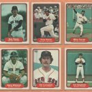 1982 Fleer Boston Red Sox Team Lot 14 diff Tony Perez Bob Ojeda RC Mike Torrez