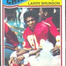 KANSAS CITY CHIEFS LARRY BRUNSON RC ROOKIE CARD  1977 TOPPS # 244 EX