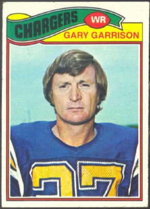 SAN DIEGO CHARGERS GARY GARRISON 1977 TOPPS # 475 EX+