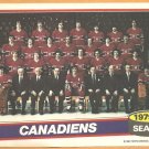 MONTREAL CANADIENS 1980 TOPPS TEAM PHOTO INSERT
