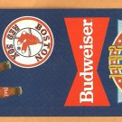 1992 Boston Red Sox Pocket Schedule Budweiser
