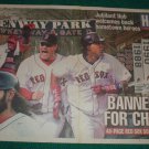 Boston Red Sox 2005 Newspaper Poster David Ortiz Curt Schilling Johnny Damon Manny Ramirez
