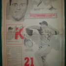 Boston Red Sox Roger Clemens 1991 Newspaper Poster
