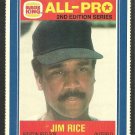 Boston Red Sox Jim Rice 1987 Burger King All Pro Baseball Card 16
