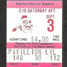 Pittsburgh Pirates Atlanta Braves 1983 Ticket Mike Easler hr Dale Murphy Bill Madlock Phil Niekro