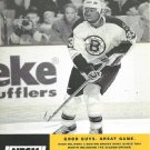 Boston Bruins Anson Carter October 1999 NESN Cable TV Schedule Flyer Boston Red Sox