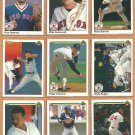 Boston Red Sox 1990 Upper Deck Team Set Roger Clemens Wade Boggs Jim Rice Dwight Evans +