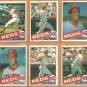 1984 1985 Cincinnati Reds Team Lot 26 diff Tony Perez Dave Concepcion Dave Parker Mario Soto Oester