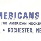 AHL Rochester Americans Amerks 1972 Logo Envelope The War Memorial New York American Hockey League