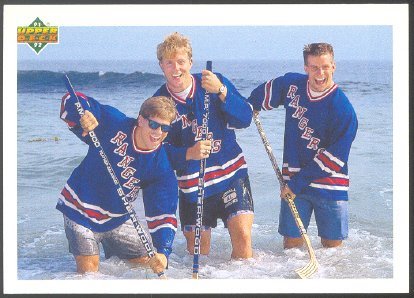New York Rangers 1991 Upper Deck #440 Tony Amonte Doug Weight